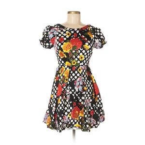 GORGEOUS floral polka dot dress